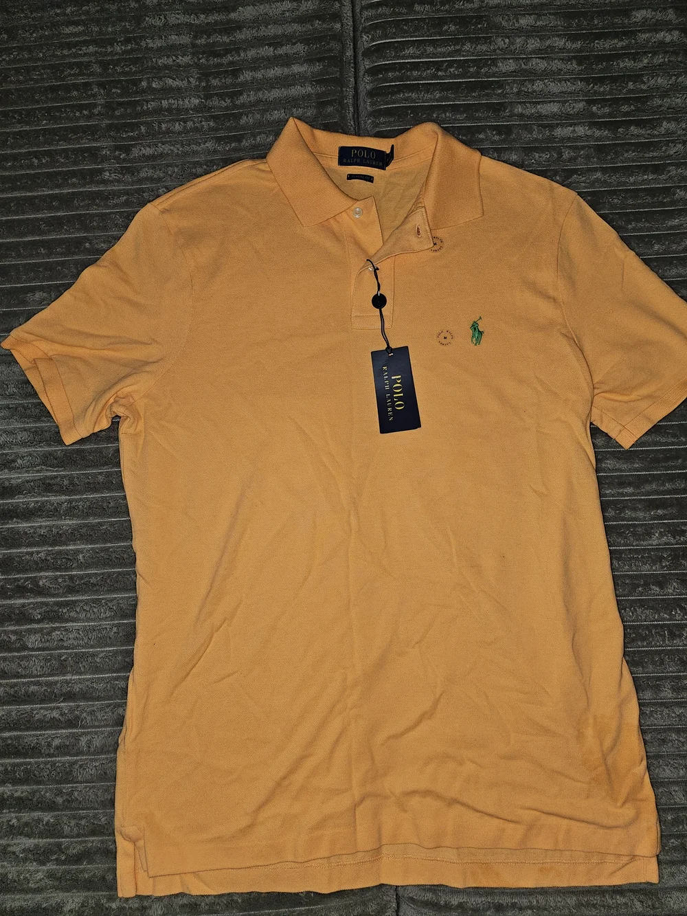 Polo by Ralph Lauren Men’s Orange Short-Sleeve Polo Shirt - SH 10